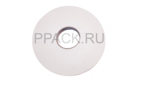 Двухсторонняя клейкая лента 19мм х 50м, белая вспененная основа