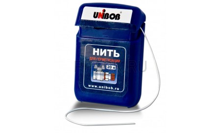 Сантехническая нить Unibob для герметизации резьбовых соединений (20м)