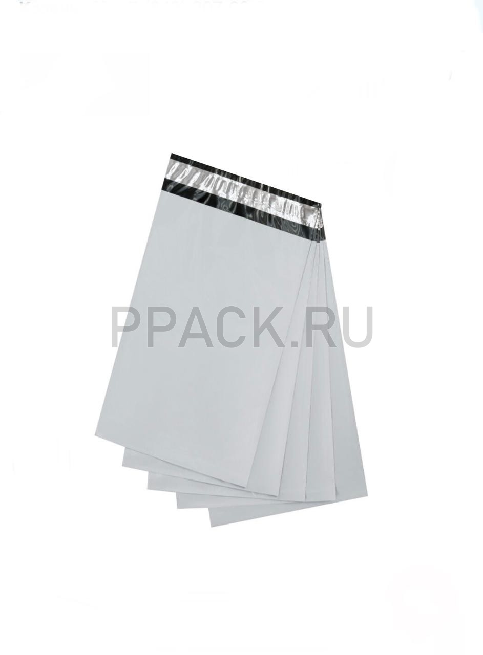 Курьерский пакет с клеевым клапаном 22*32+4 см ,  (45мкм) Белый  100 шт.