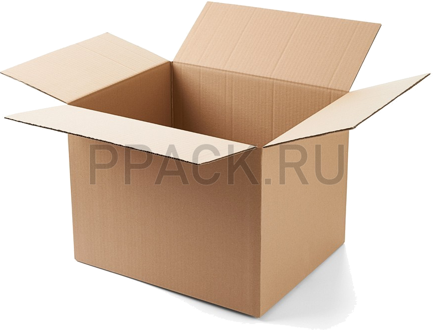 Большая картонная упаковочная коробка 500*500*400, 3 слоя